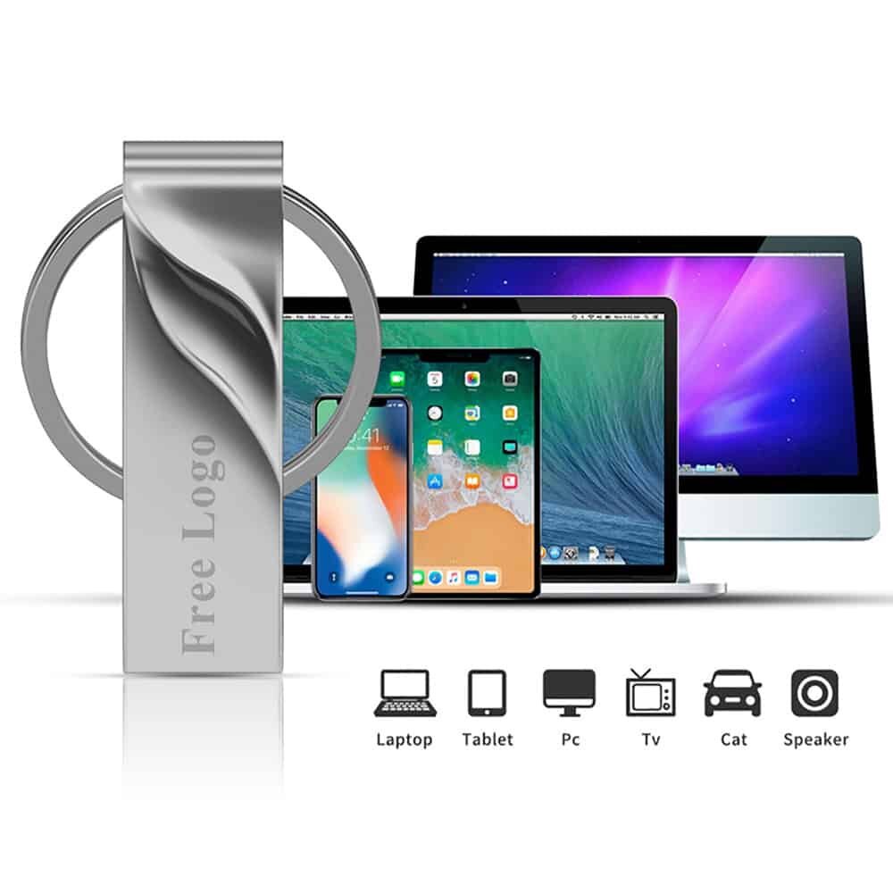 bulk metal curve usb flash drive