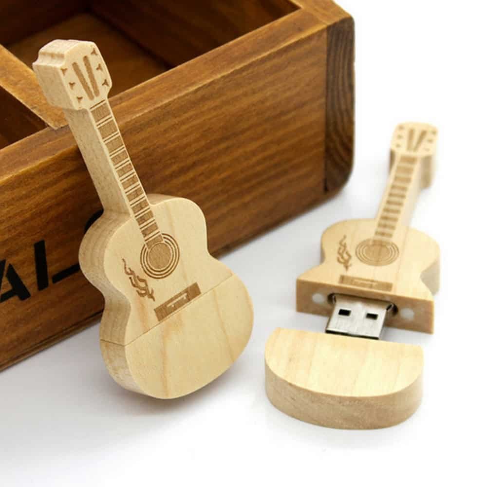 bulk round wood usb flash drive