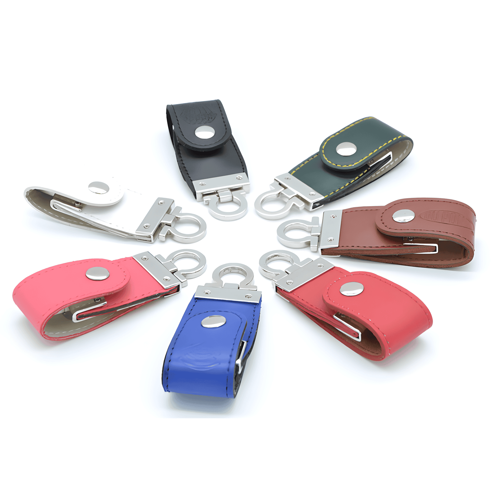 key chain pc leather usb flash drives