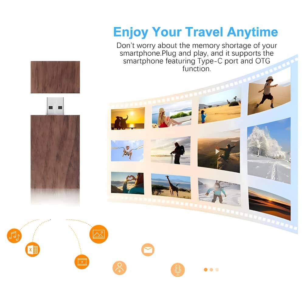 neue usb-flash-laufwerke aus holz