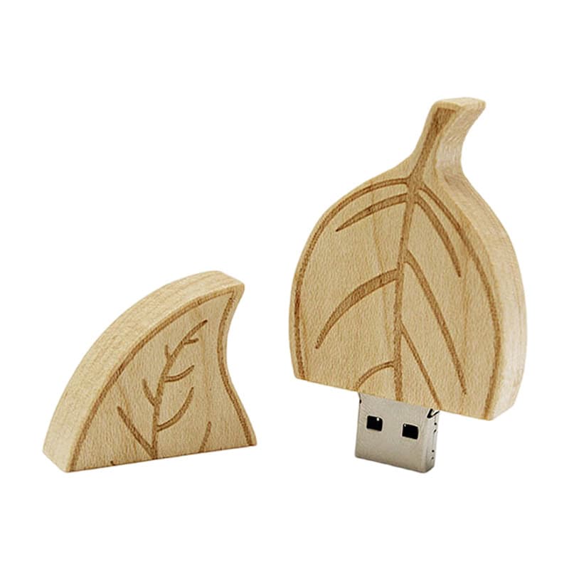 bulk wood card usb flash drive