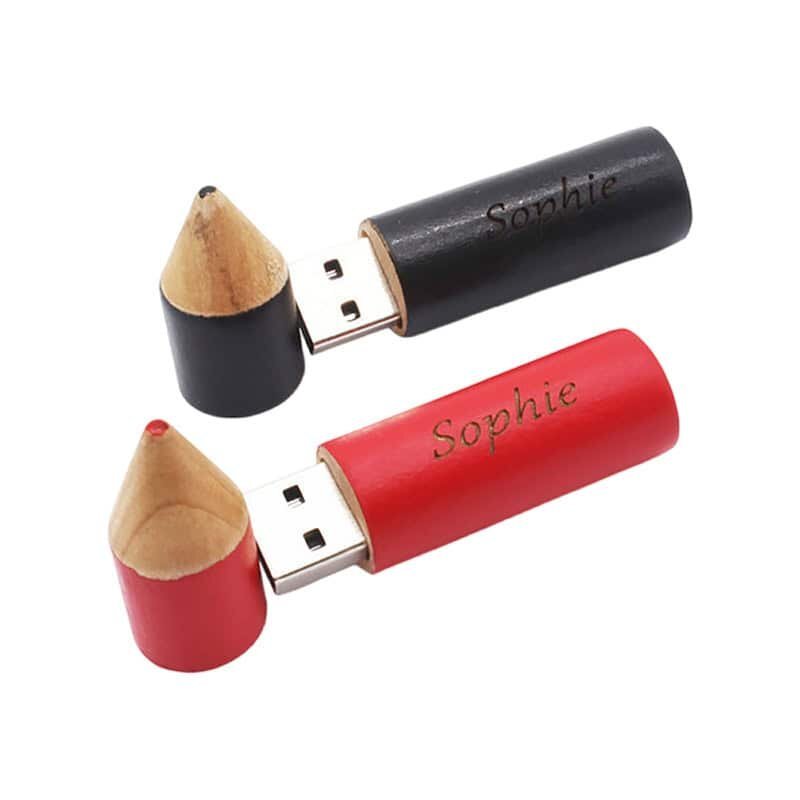 custom wood usb flash drives factory