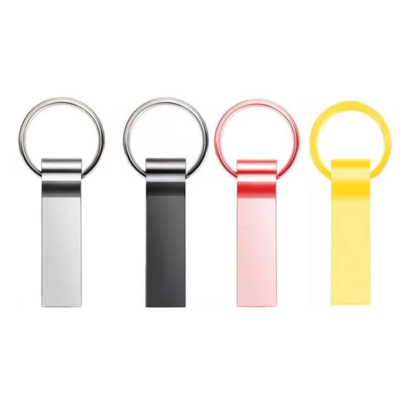 unidad flash usb llavero metálico