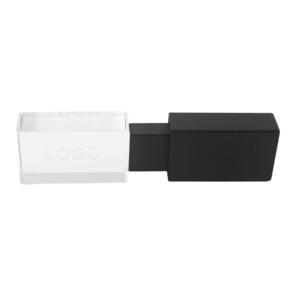 Black Transparent Crystal USB pendrive