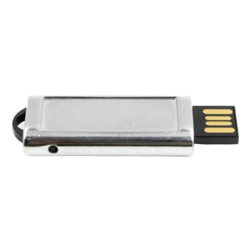 Two-sided metal push-pull USB flash pendrive