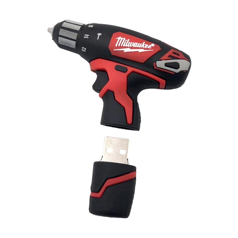 red-Electric-Drill-Shape-USB-Flash-Drives