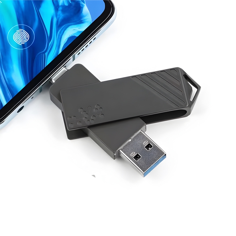 gun - colored usb a and usb c flash drive-manuufacturer
