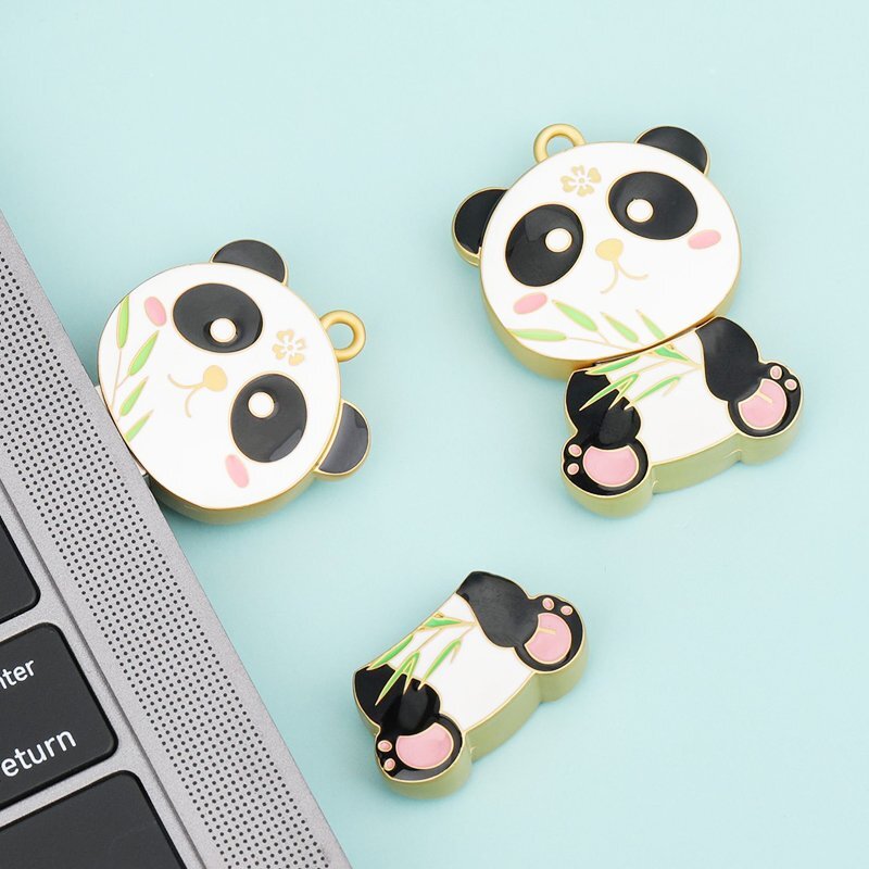 happy-Metal Panda - Memoria USB con forma