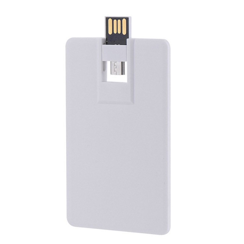 An Android smartphone card-style USB flash drive
