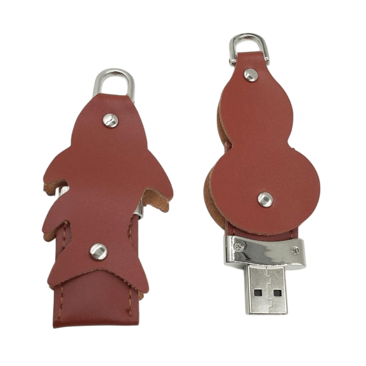 Slim magnetic PU leather drive