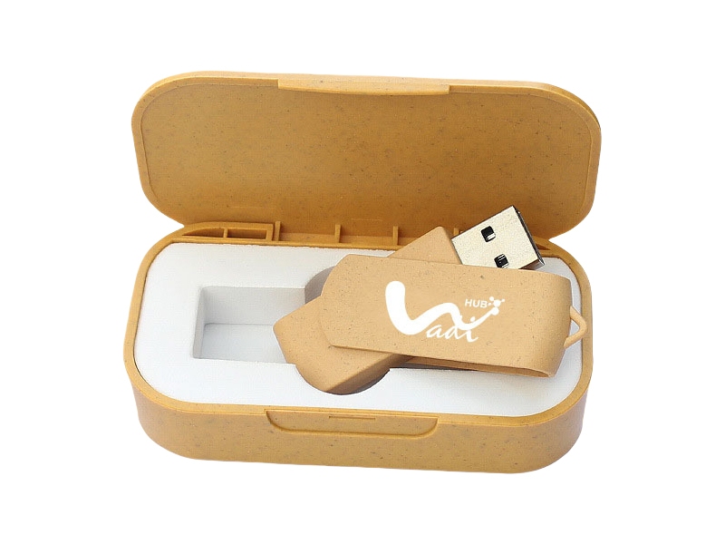 Common Rotating Degradable USB Flash Drive