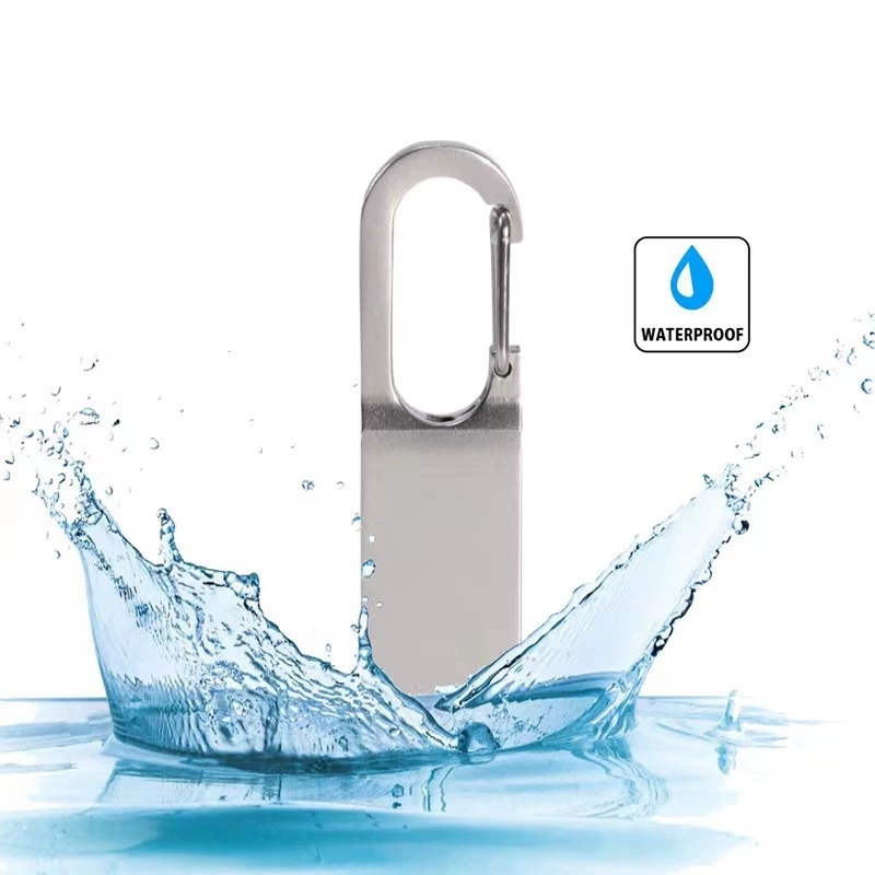 Mini Metallic Carabiner USB Flash Drive