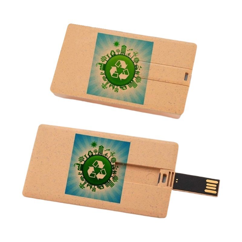 Eco USB Card Flash Drive For Juice Promotional Gifts
