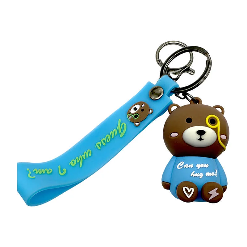 cartoon bear keychain