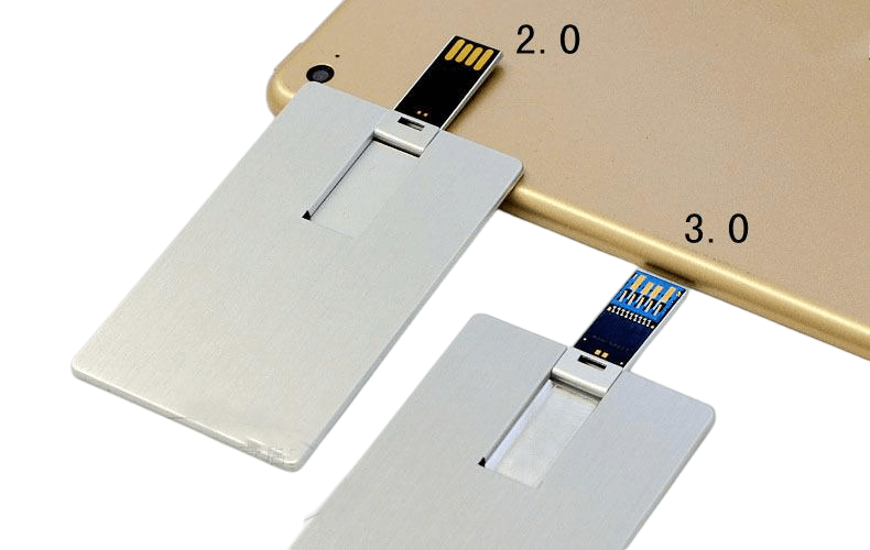 low price aluminium card usb flash drive