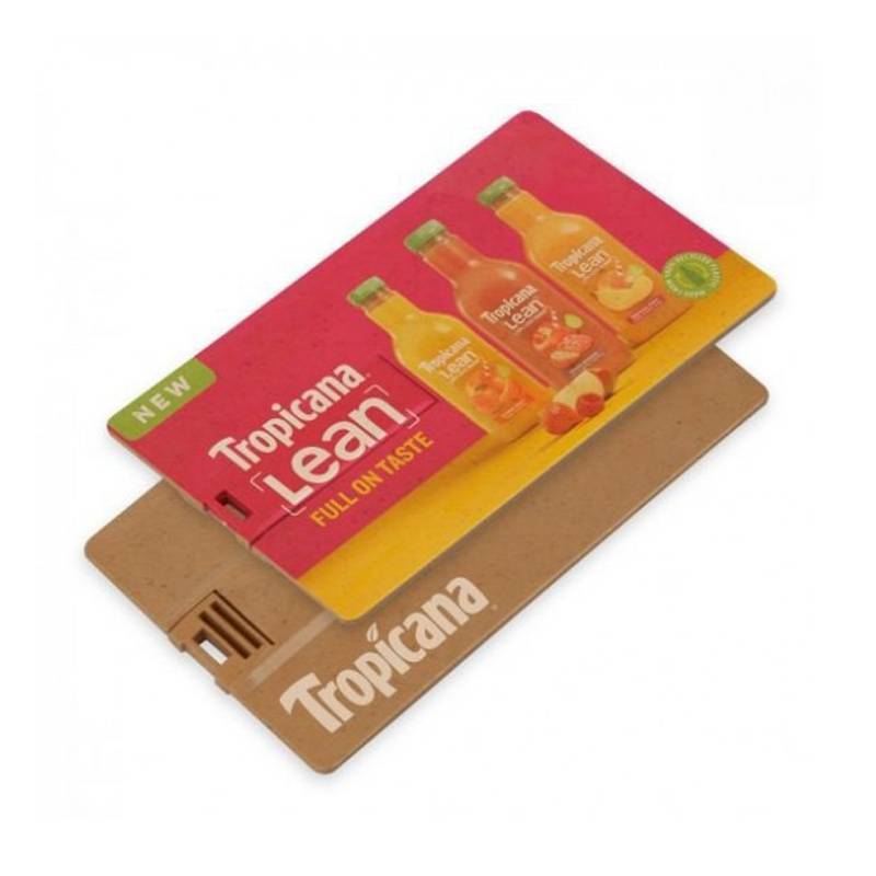 orange juice gift eco usb card drive custom