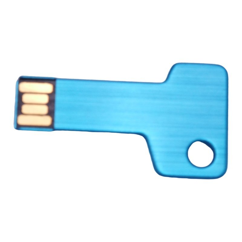 Rectangular-Head Metal Brushed USB Drive back