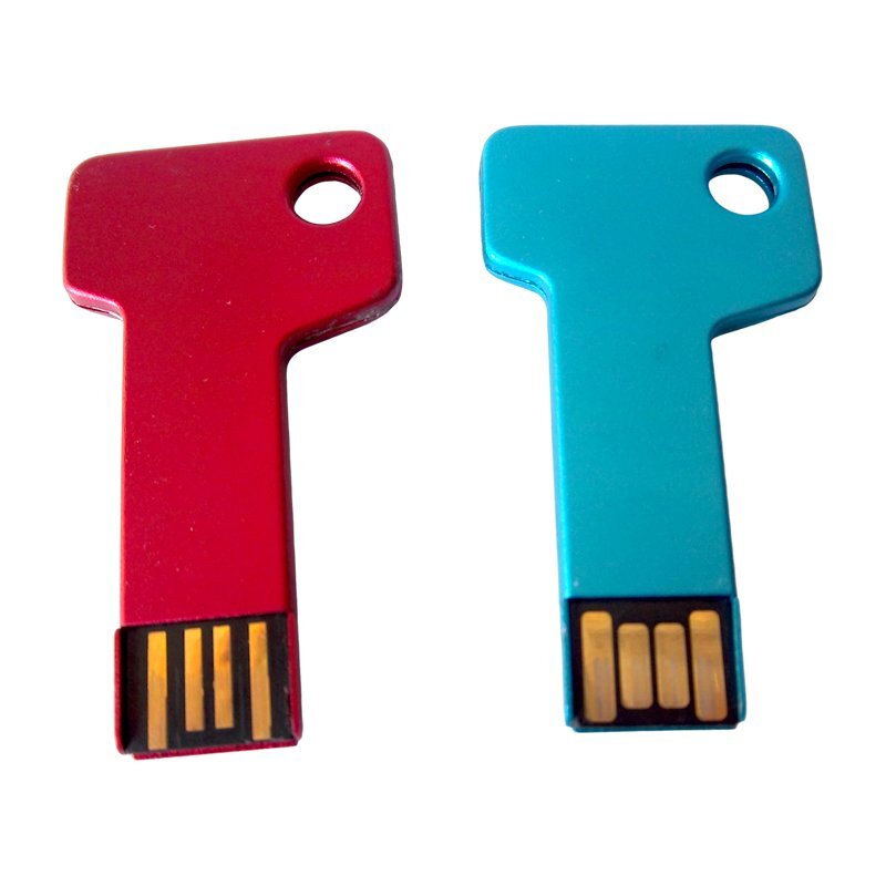 Rectangular-Head Metal Brushed USB Drive