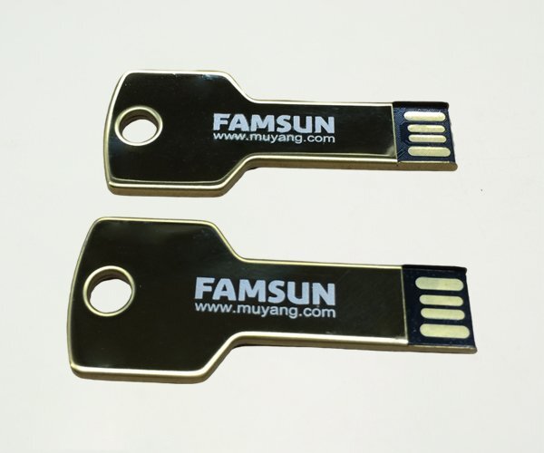 Silver Metal Key USB Drive