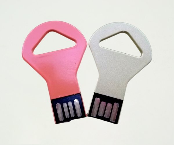 Triangular Hole Metal Key USB Drive