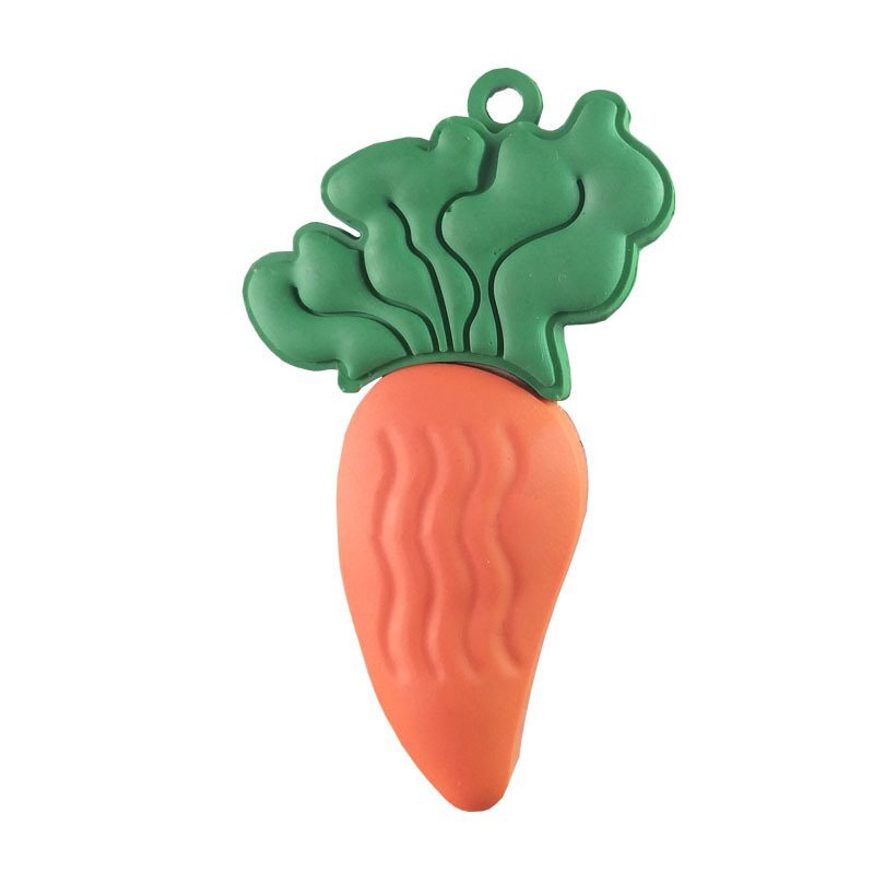 Memoria USB personalizada en forma de zanahoria