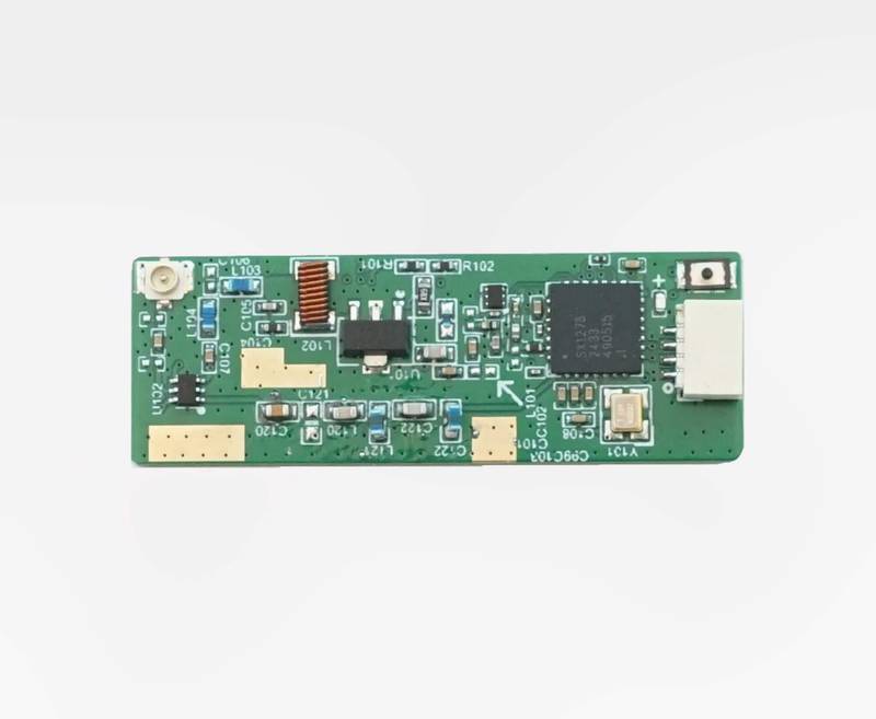 170M ELRS 433MHz915MHz Receiver Module with Green PCB & Coil Antenna Circuit