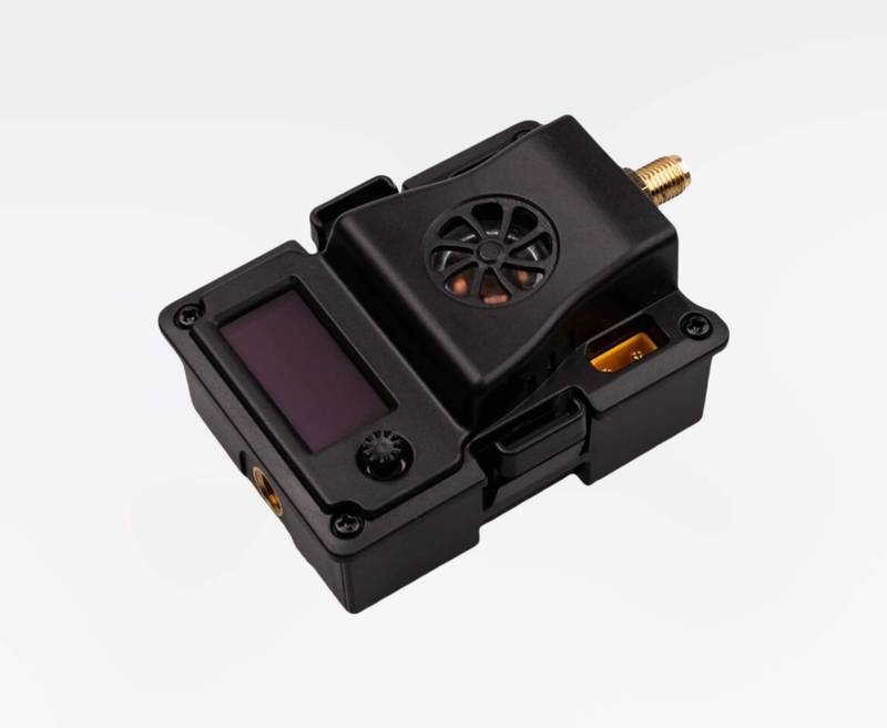 360-560M ELRS 915MHz433MHz TX Module with OLED Display & Built-in Cooling Fan