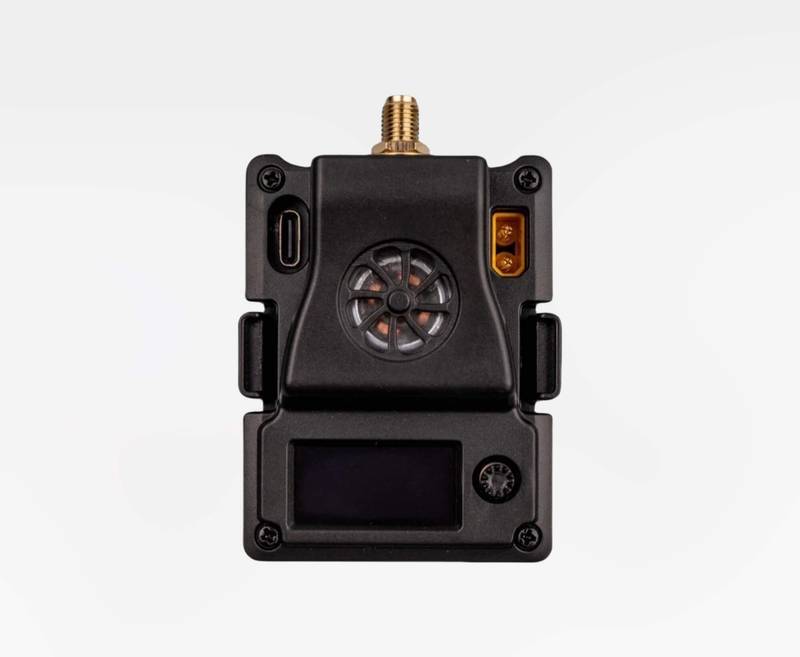 720-990MHigh-Power ELRS TX with XT60 Power Port, USB-C, and OLED Screen