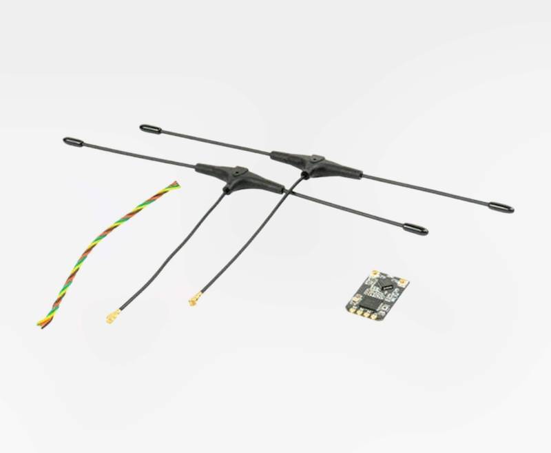 915M Dual-Antenna ELRS Receiver Kit with T-Type Antennas & Servo Cable-BR3