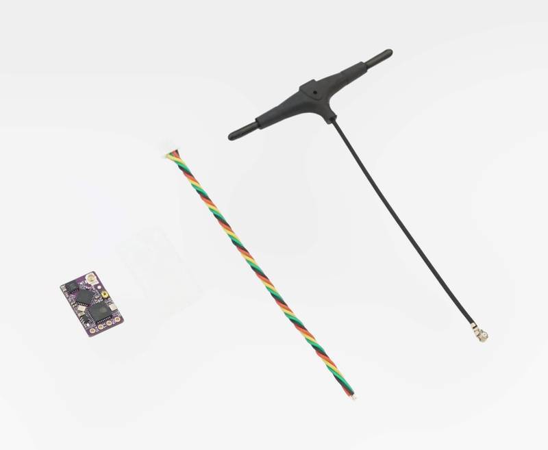 ELRS 2.4G915MHz433MHz Receiver Set with T-Type Antenna & Cable