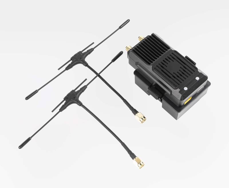 Gemini ELRS Transmitter Combo with Dual T-Antennas and Heatsink Housing2