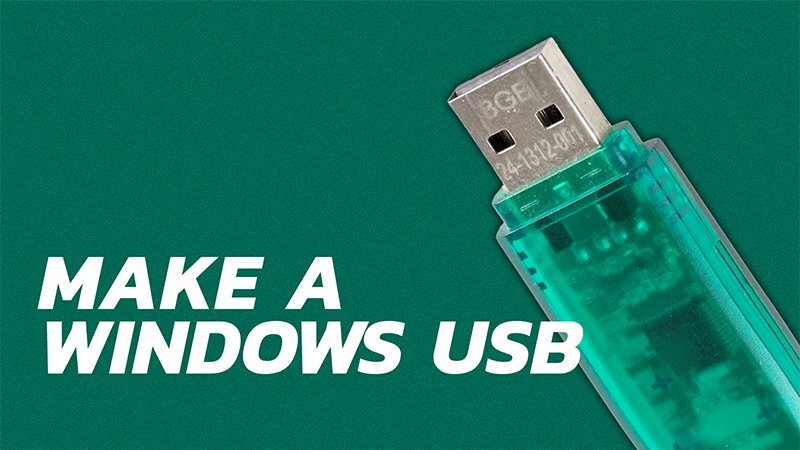 How to make a Windows 11 bootable USB Where to get installation media