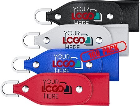 Кожаный USB-накопитель на заказ