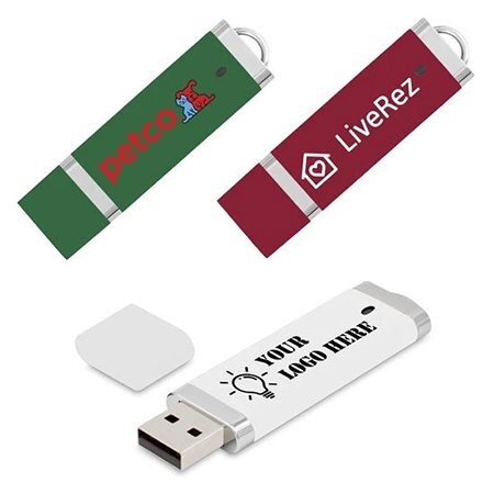 Chiavette USB personalizzate in plastica stampate con il vostro logo