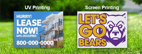 Screen Print Sign Printing Compared to UV Digital Printing