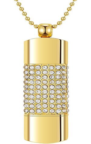 USB2.0 Memory Stick Date Storage Pendrive Thumb Drives with Chain-Gold