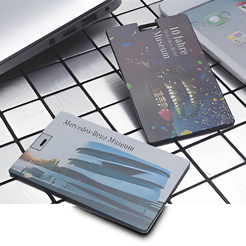 custom transparent card usb flash drive