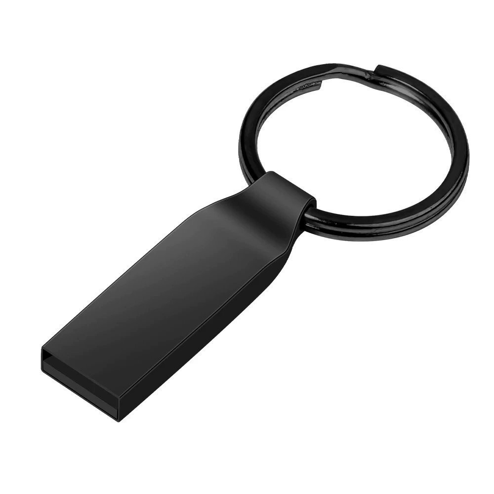 Black Metal USB Flash Drive