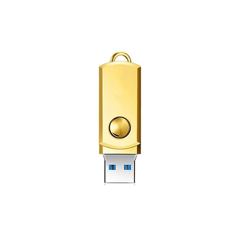 Gold Metal USB 3.0 Chubby Flash Drive
