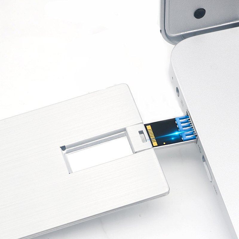 Diagrama de uso de la memoria USB Metal Card