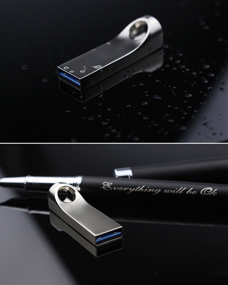 Metallic Whistle-Style USB Flash Drive from Factory