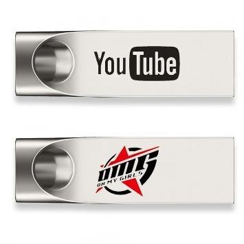 Whistle Metal USB Flash Drive with Logo