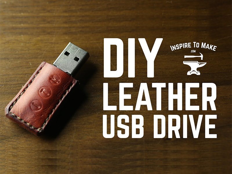 DlY Projects - Memoria USB de cuero