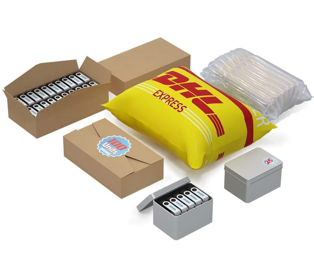 usb flash drive paper box