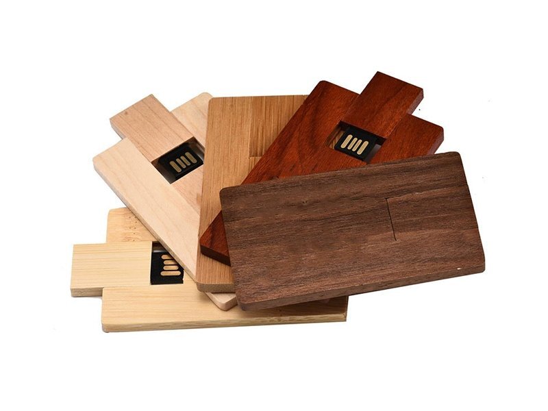 wood card usb flash drive