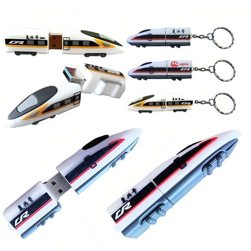 Bullet train style USB stick