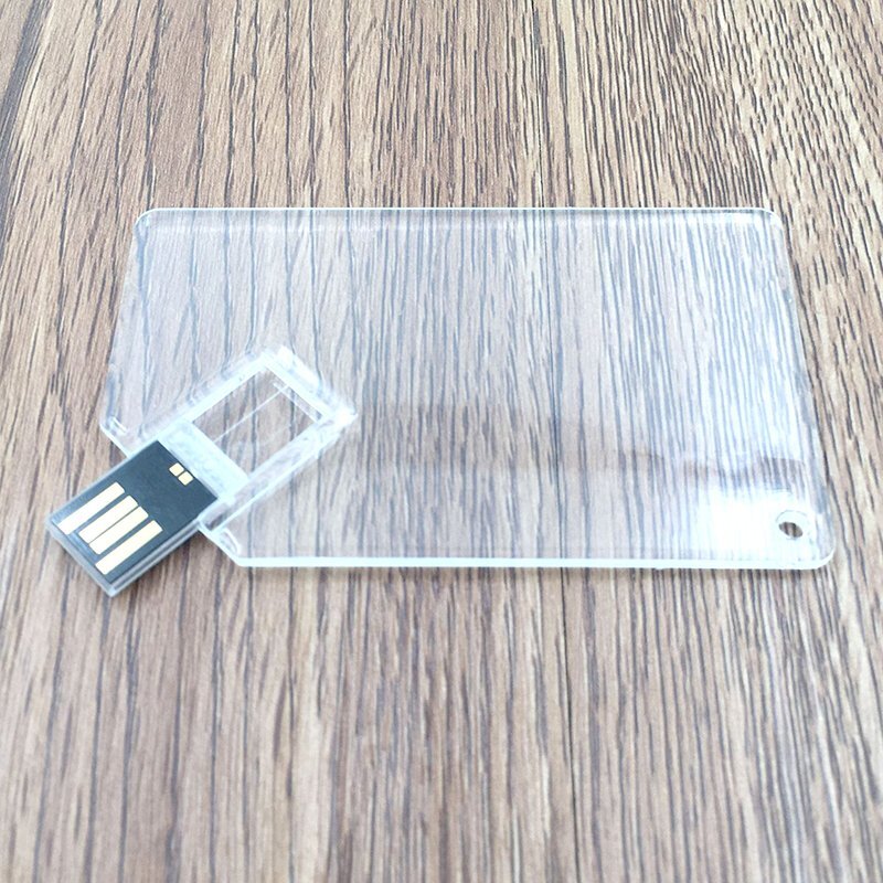 porcellana trasparente carta usb flash drive fornitore