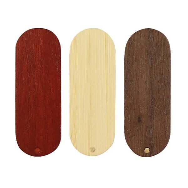 Wooden Swivel Design USB Flash Drives - custom wooden USB flash drive with logo, made by YOUSAN USB manufacturer