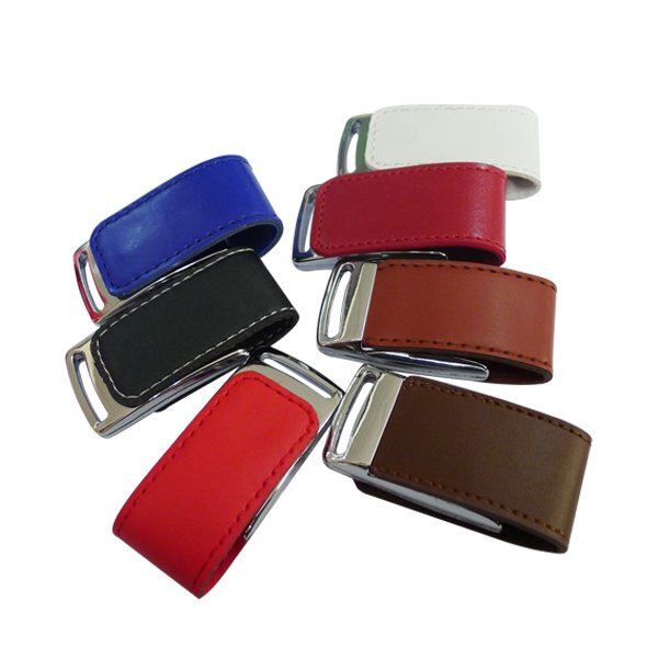 Creative Leather USB Flash Drive detail view 1 - custom leather USB flash drive by YOUSAN