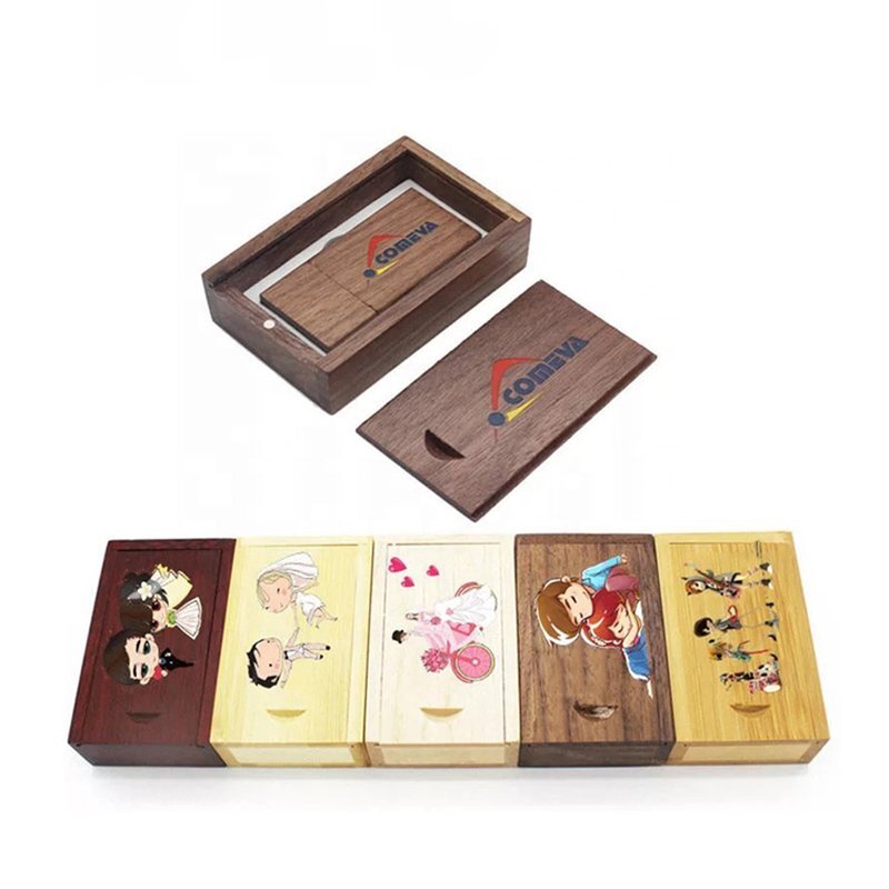 eco friendly 100 recyclable wooden usb flash drive3